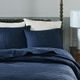 Olliix by Madison Park Signature Serene Blue Full/Queen Cotton Hand Quilted Coverlet Set-2