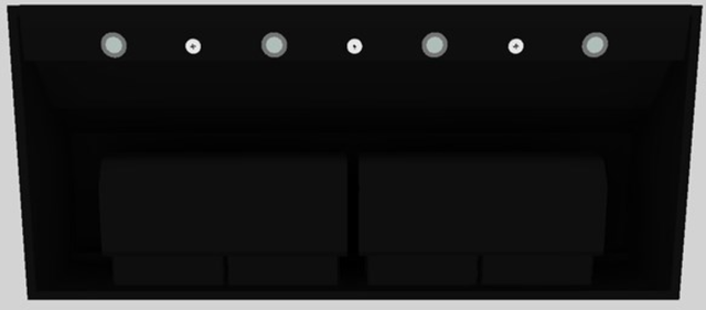 Vent-A-Hood® 54" Black Wall Mounted Range Hood-3