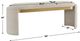 Uttermost® Serena Antique Gold/Bone White Bench-3