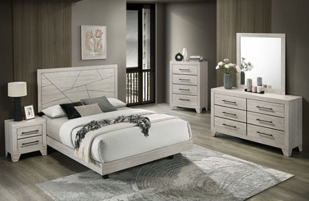 Furniture of America® Dubuque Light Gray Dresser-1