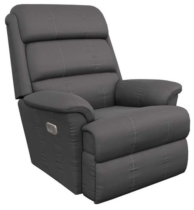 La-Z-Boy® Astor Shitake Leather Power Wall Recliner with Headrest and Lumbar-0