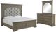Steve Silver Co. Highland Park 3-Piece Waxed Driftwood Queen Panel Bedroom Set-1
