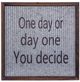 A & B Home Brown/Gray H Ruffle Wall Art-0