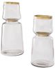 Signature Design by Ashley® Artemis 2-Piece Antique Gold Candle Holders-0