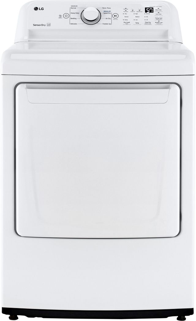 LG White Top Load Washer & Gas Dryer Laundry Pair-2