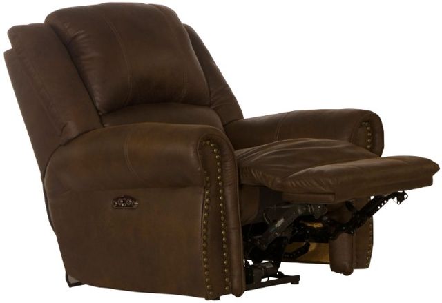Catnapper® Pickett Walnut Power Recliner with Power Adjustable Headrest-1