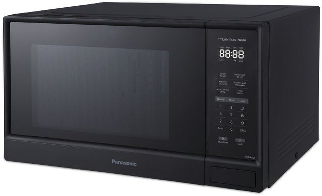 Panasonic® Genius® 1.3 Cu. Ft. Black Countertop Microwave-3