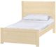 Crate Designs™ Furniture WildRoots Unfinished 43" Twin Youth Panel Bed-0