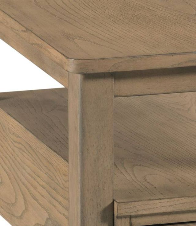 Creek Side Customs Costa Way Taupe Rectangular Chairside Table-1