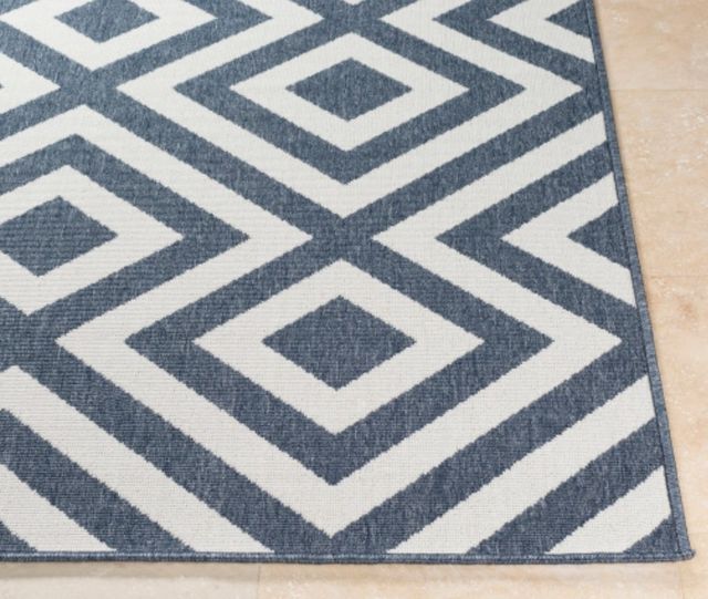 Surya Alfresco Navy/White 5'x8' Area Rug-3