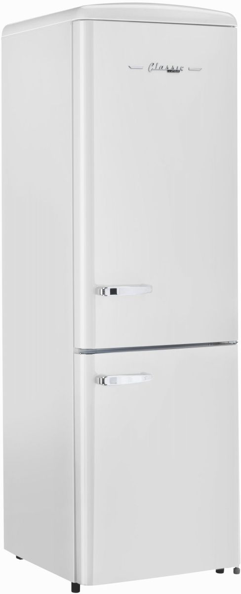 Unique® Appliances Classic Retro 12.0 Cu. Ft. Marshmallow White Bottom Freezer Refrigerator-3