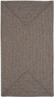 Capel Rugs Simplicity Wood 20" x 30" Concentric Rectangle Throw Rug-0