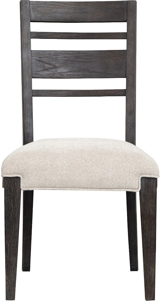 Magnussen Home® Plum Creek Elite Dove/Ravenwood Black Dining Side Chair Set with Upholstered Seat-1