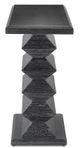 Currey & Company Saranya Cerused Black 48" Console Table-2