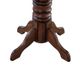 TEI Burnished Walnut 36" Pedestal Dining Table-1