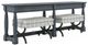 A.R.T. Furniture® Alcove Burnished Brass/Sidecar Graphite Single Bench-3