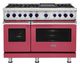Viking® 7 Series 48'' Valentine Sealed Burner Pro Style Dual Fuel Range-0
