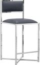 Modus Furniture Amalfi Cobalt X-Base Counter Stool with Chrome Base-0
