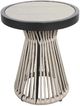 CabanaCoast® Customizable Cove Synthetic Fiber 16" Outdoor Round Side Table-1