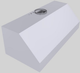Vent-A-Hood® 54" White Wall Mounted Range Hood-1