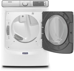 Maytag® 7.3 Cu. Ft. White Front Load Gas Dryer
