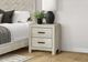 Monarch Specialties Inc. Bleached Oak 2-Drawer Nightstand-1