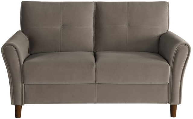 Homelegance® Dunleith Brown Loveseat-2