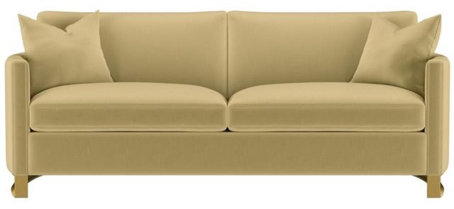 Coaster® Corliss Camel Upholstered Curved Track Arm Sofa-1