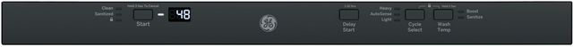 GE® 24" Black on Black Built-In Dishwasher-3