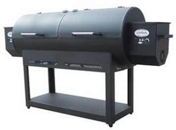 Louisiana Grills Whole Hog 84" Black Freestanding Wood Pellet Smoker-0