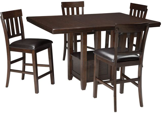 Signature Design by Ashley® Haddigan 5-Piece Counter Height Dining Set-0