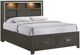 Elements International Sasha Dark Gray Queen Storage Bed-0