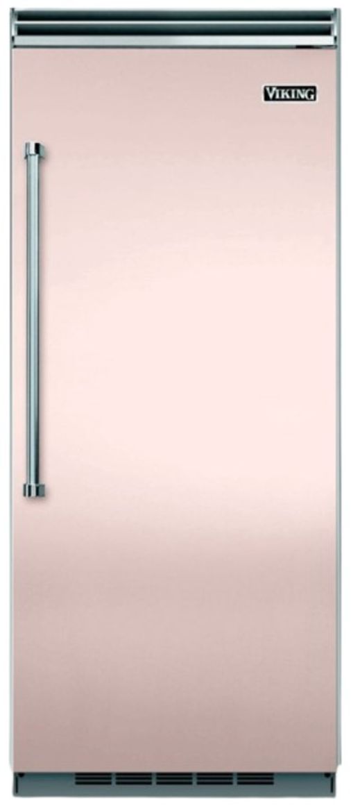 Viking® 5 Series 36 in. 22.8 Cu. Ft. Blush Built In Counter Depth Right Hinge All Refrigerator-0