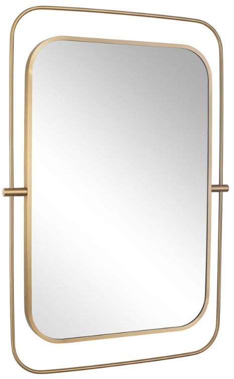 Uttermost® Uttermost Moreni Antique Brass Mirror-2