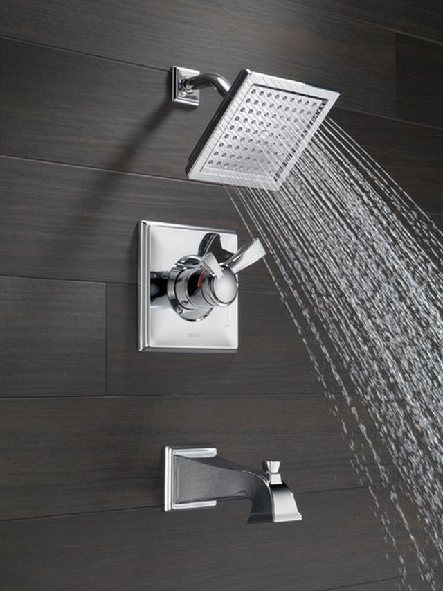 Delta Dryden® Monitor® 17 Series Chrome Single Handle Tub and Shower Trim-1