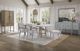 Bernards Citrus Heights Cement/Sand Triad Double Pedestal Dining Table-1