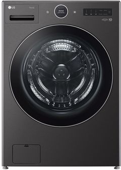 LG 5.0 Cu. Ft. Black Steel Front Load Washer