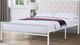 Titus Furniture White 60" Queen Panel Bed-0