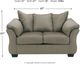 Signature Design by Ashley® Darcy Cobblestone Loveseat-2
