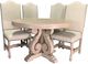 Vintage Furniture Harp 5-Piece Round Dining Room Set-0