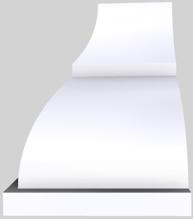 Vent-A-Hood® Designer Series 60" White Wall Mounted Range Hood-2