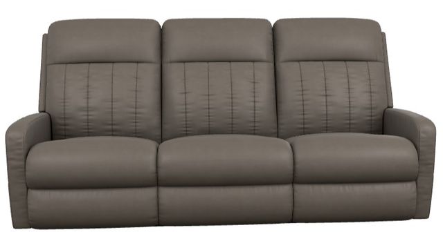 La-Z-Boy® Finley Otter Leather Power Wall Reclining Sofa with Headrest-1