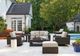 Signature Design by Ashley® Coastline Bay Brown Aluminum/Fabric/Resin Outdoor Loveseat with Cushion-4