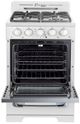 Unique® Appliances Classic Retro 24" White Freestanding Gas Range-1