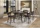 Mazin Furniture Appert Brown/Dark Gray Counter Swivel Chair-3