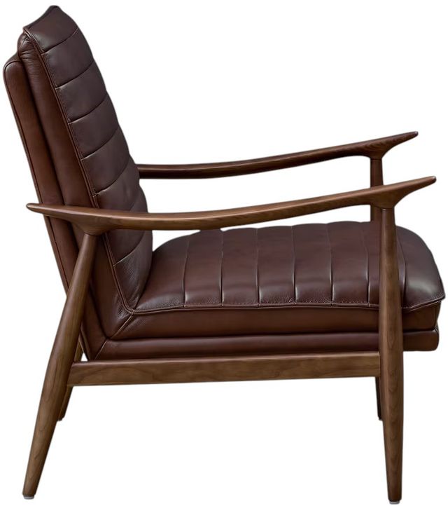 Bassett® Furniture Ellis Brown Leather Accent Chair-2