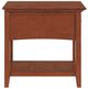 Whittier Wood® Furniture McKenzie Glazed Antique Cherry Chair Side Table-4