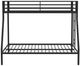 Coaster® Alevera Matte Black Youth Twin Bunk Bed-1