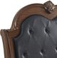 Elements International Cadenza Black/Brown Queen Upholstered Panel Bed-5