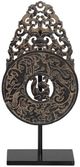 Currey & Company Han Dynasty Black/Bronze Jade Symbol-0